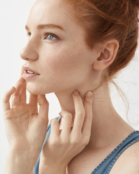 Young girl profile